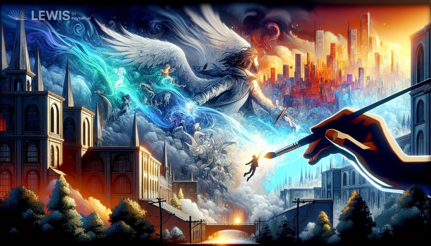 악마들과 그림 속 사랑: 수인의 마법 여정