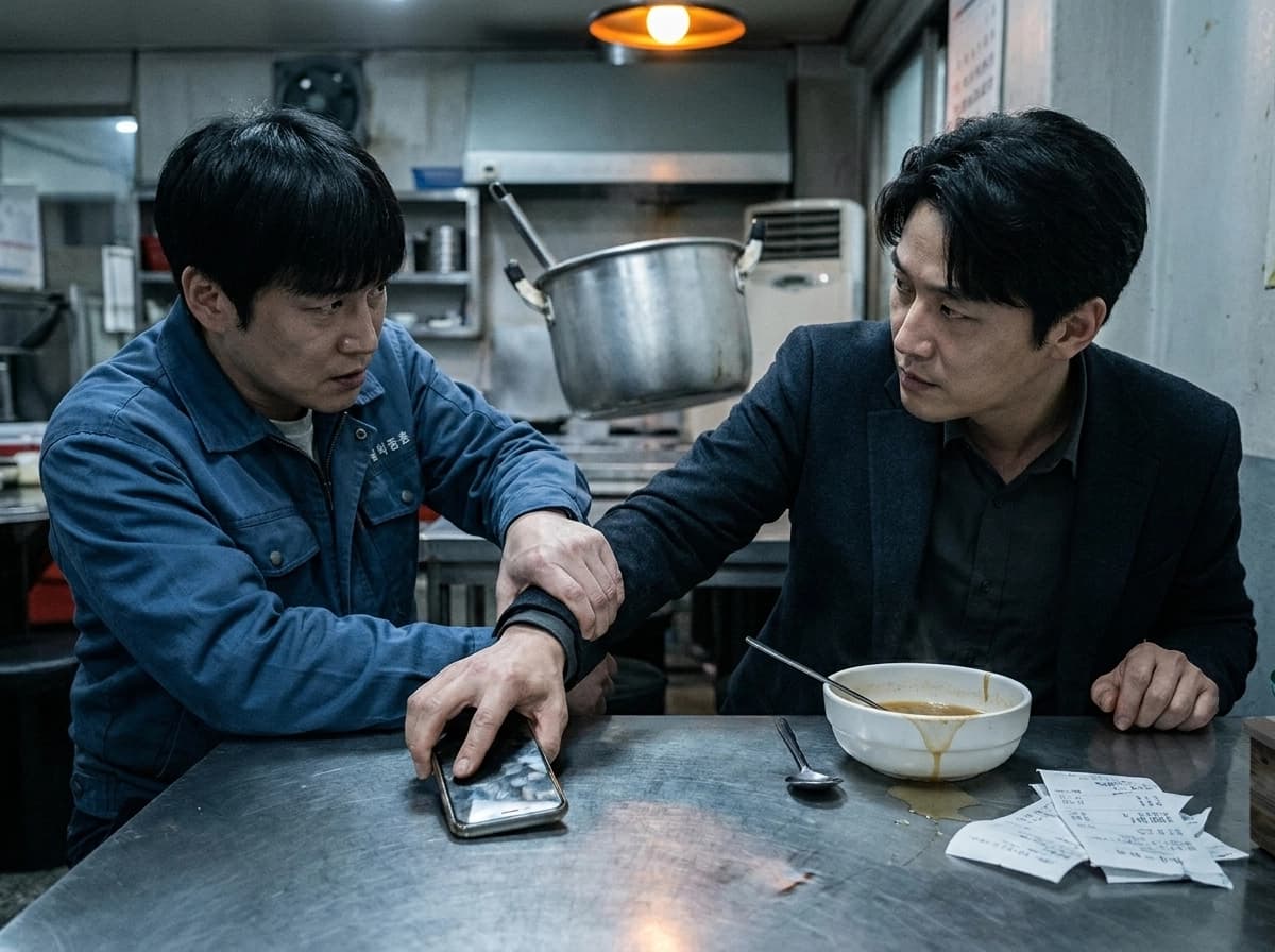 같은 자리의 남자