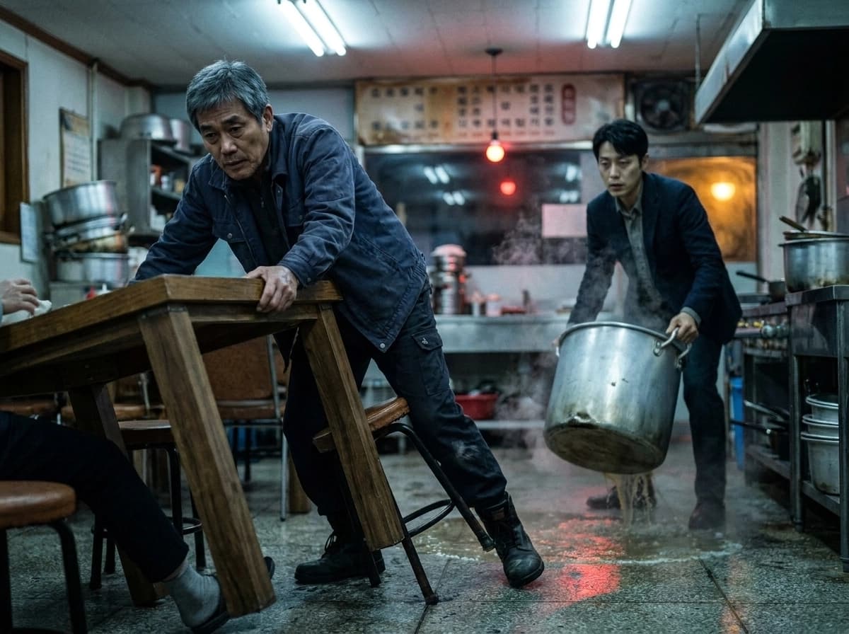 국솥 앞의 고백