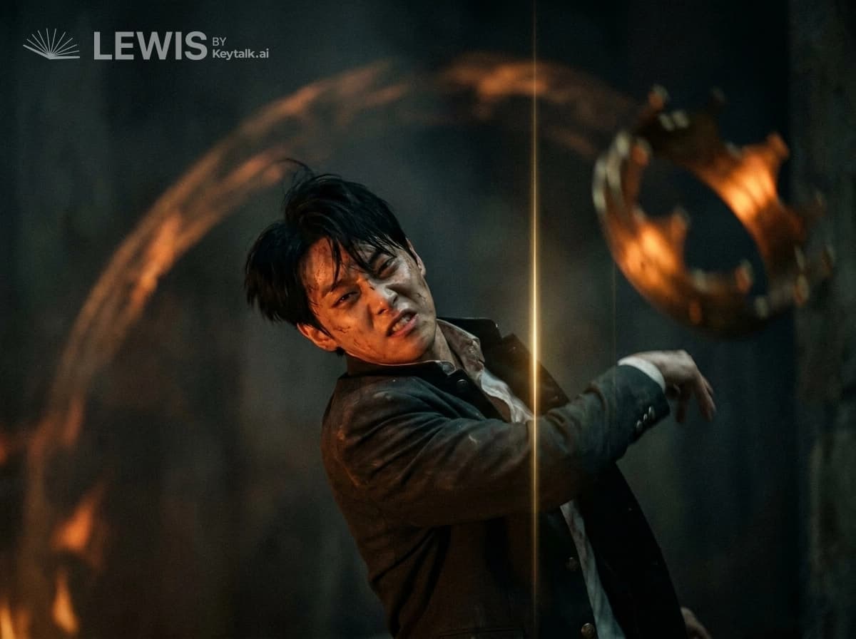 왕관이 날아간 자리