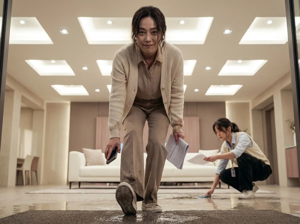 이름을 접어 넣은 계약서
